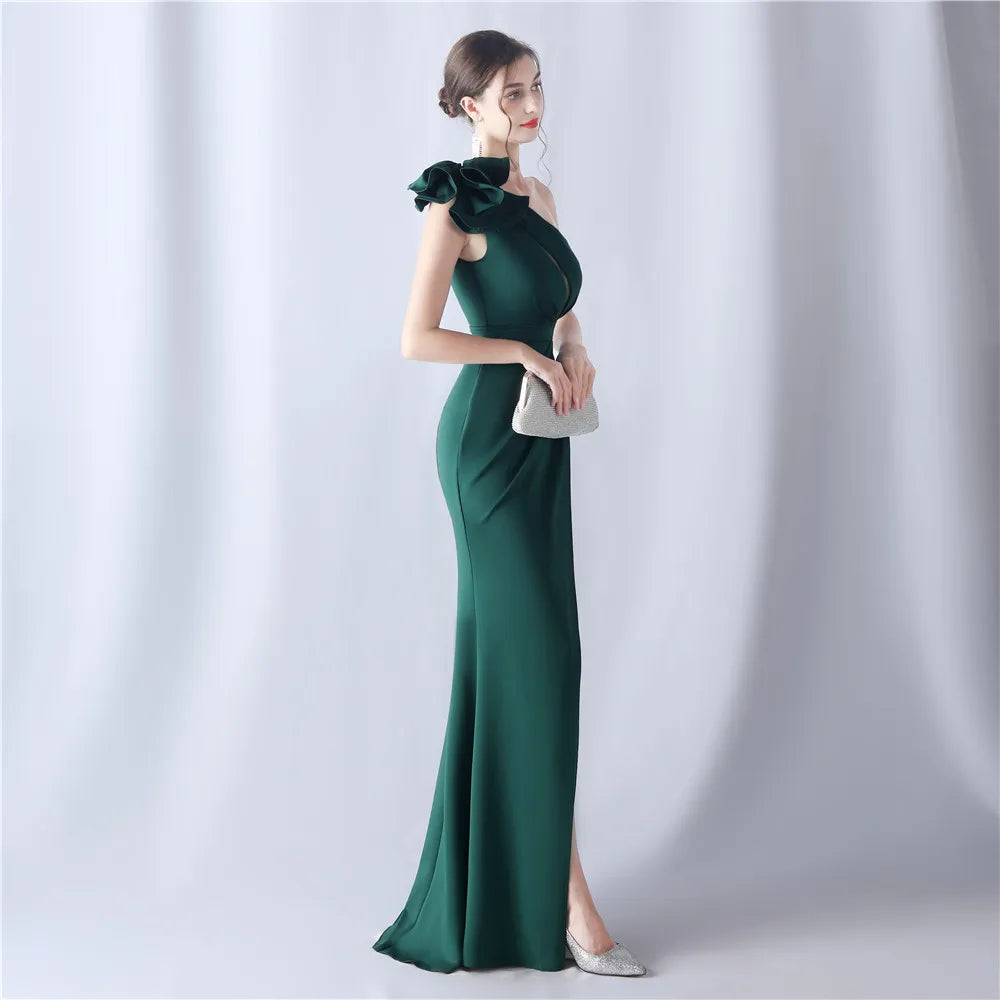 Prom Dress - Satin Simple Elegant Gala
