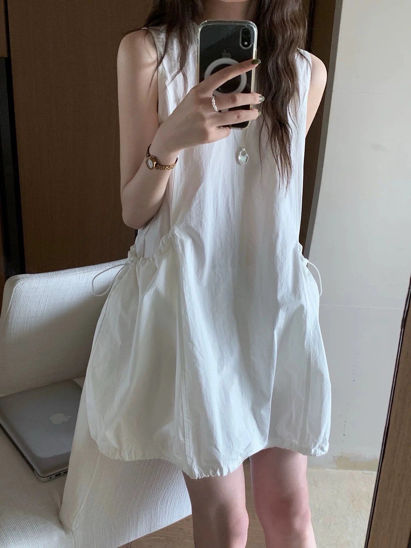 Denim Jumpsuit Set - Kids Two Piece Light Blue