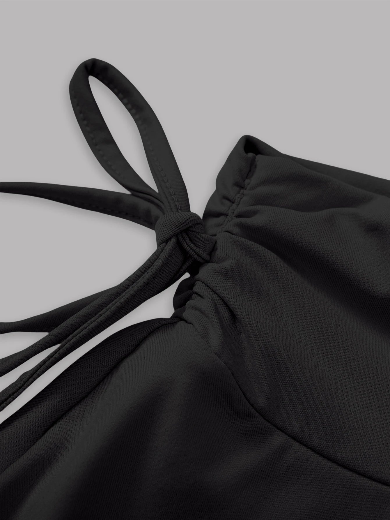 Falda Corta Mujer Cintura Elástica Color Sólido