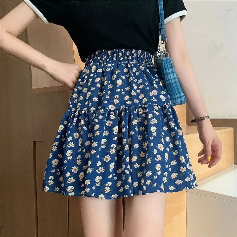 PU Leather Mini Skirt - High Waist Hip Wrap