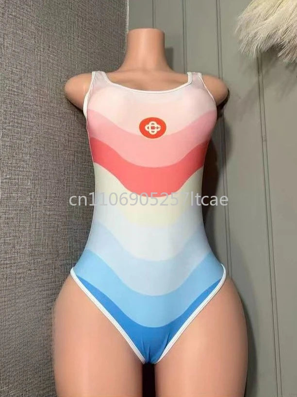 Fashion Design Scarf Swimsuits Designer Brand Women's Beachwear Scarf Bikini Sets