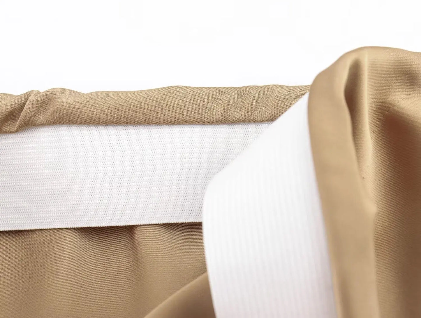 Satin Midi Skirt - High Waist