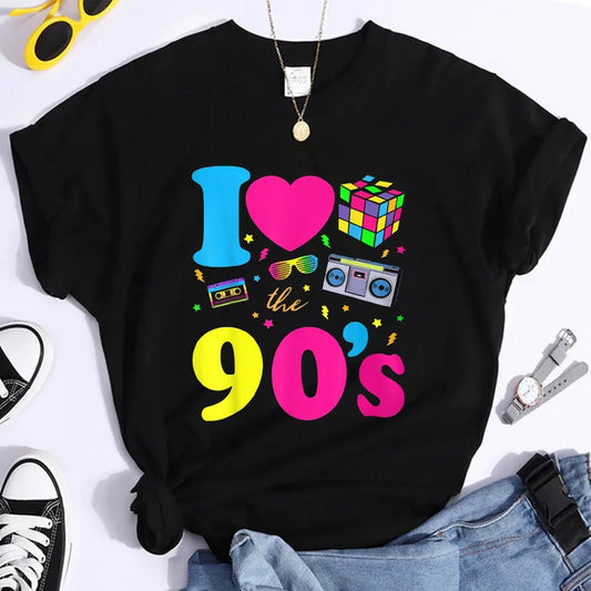 90's T-Shirt - Casual Loose Fit