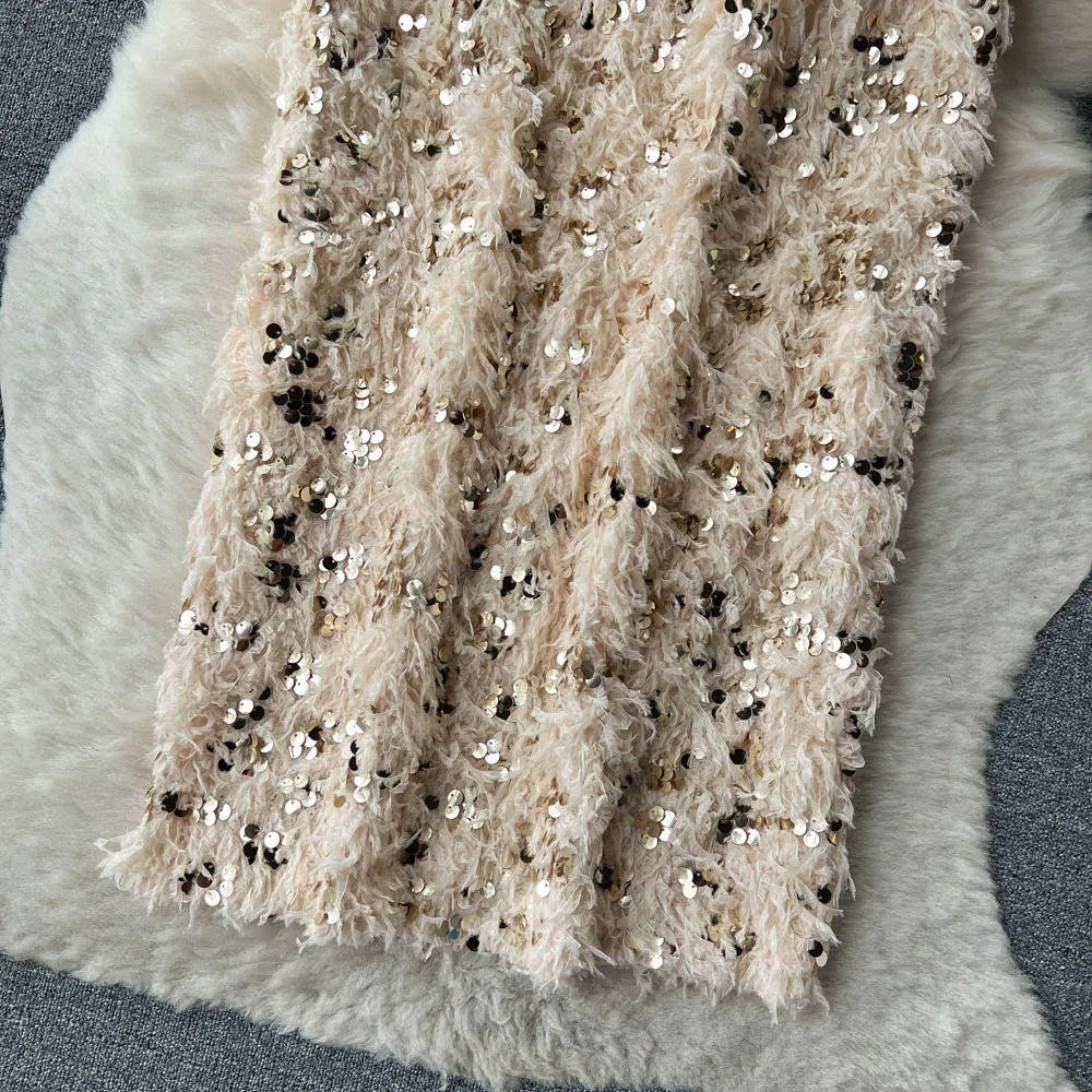 A-Line Maxi Skirt - Drawstring Solid Black