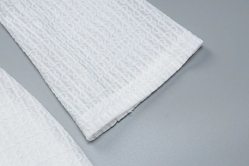 Vestido Mini Ajustado Manga Larga - Sexy Club Verano 2025