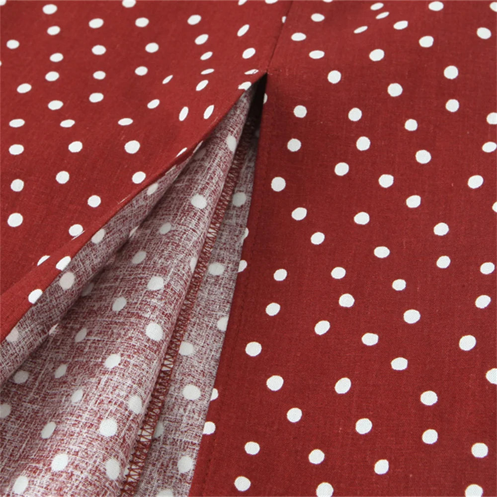 Polka Dot Dress - Slim Fit Temperament
