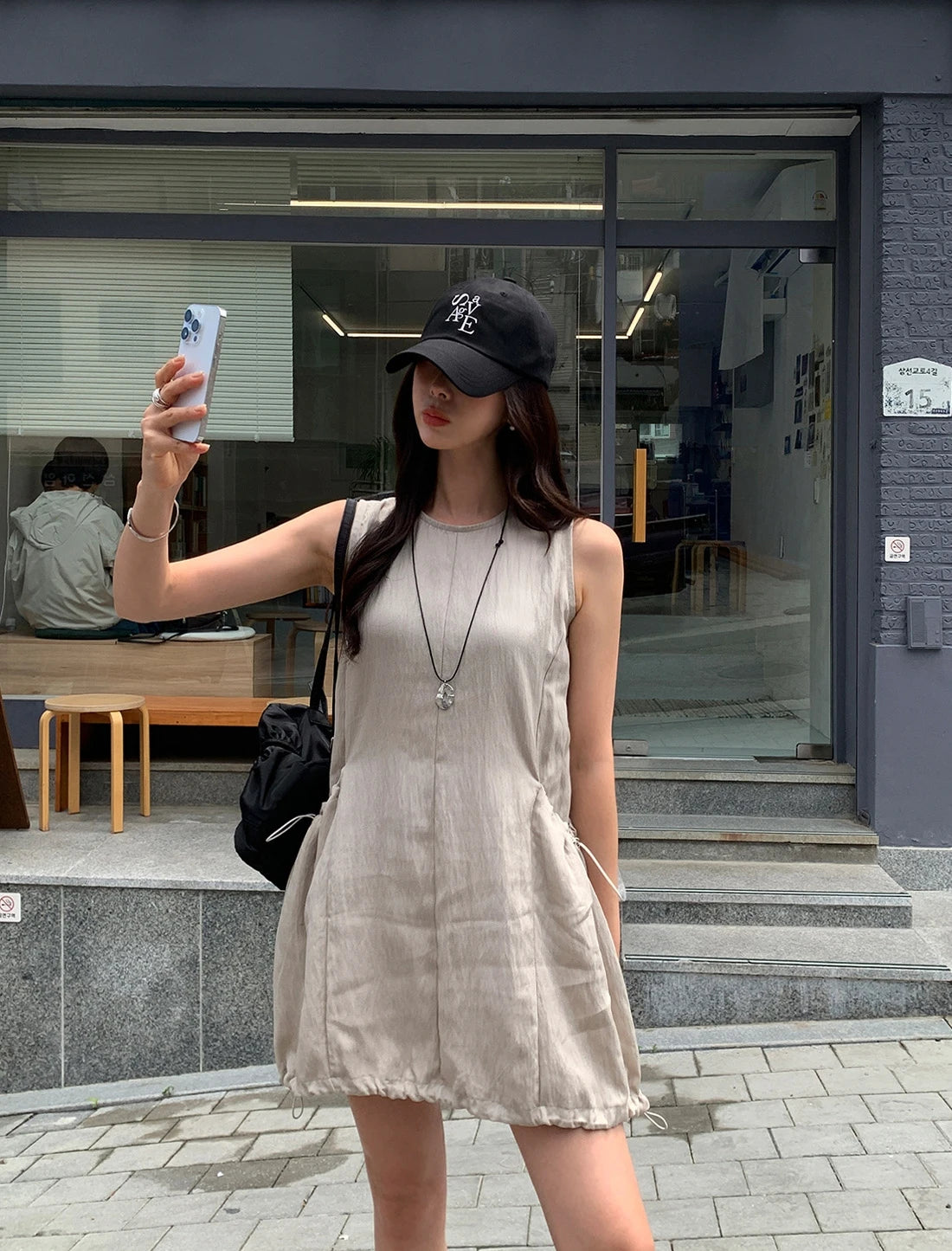 Denim Jumpsuit Set - Kids Two Piece Light Blue