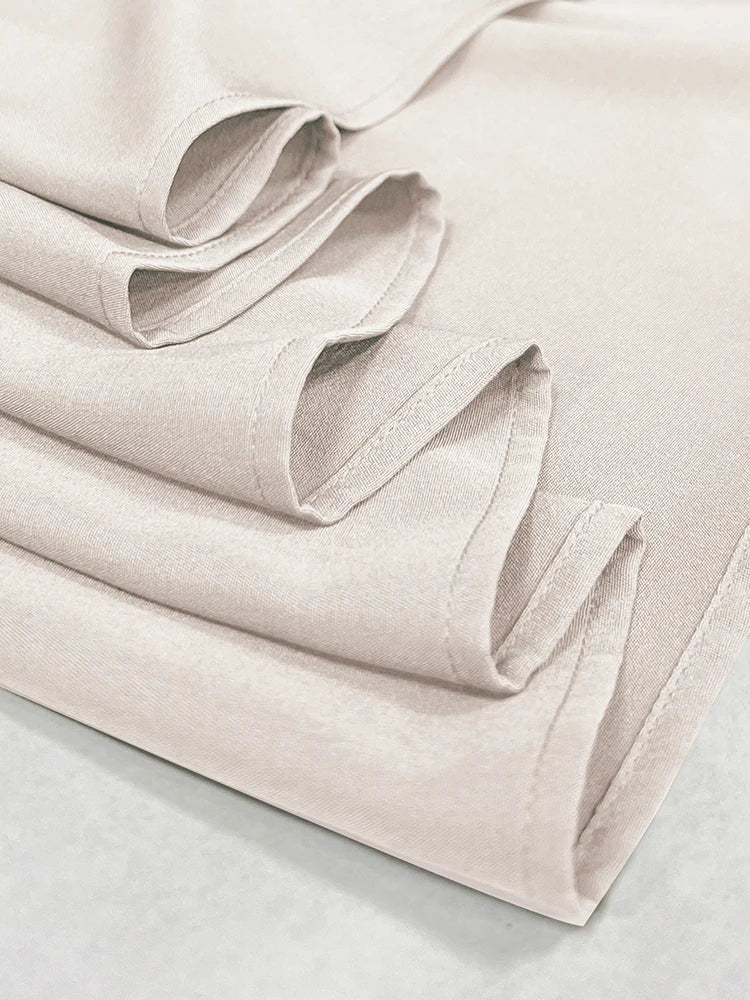 PU Leather Maxi Skirt - High Waist Zipper Style A