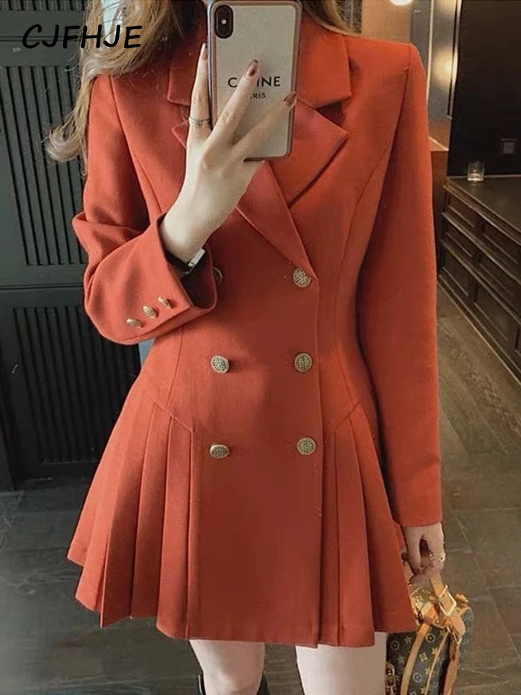 Business Suit - Hepburn French Style Black Dress