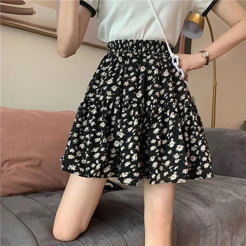 PU Leather Mini Skirt - High Waist Hip Wrap