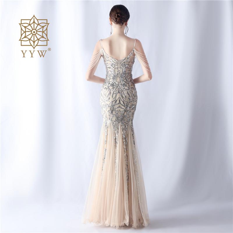 Prom Dress - Sequin Long Cocktail Luxury
