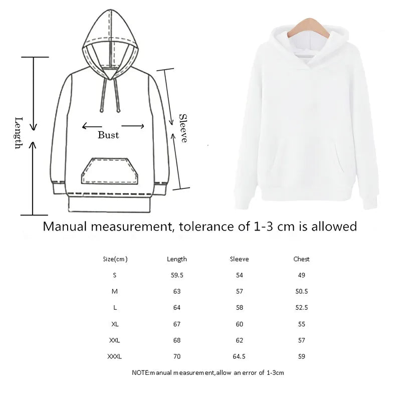 Polerón con Capucha Caricatura Mujer Manga Larga Suelto Felpa