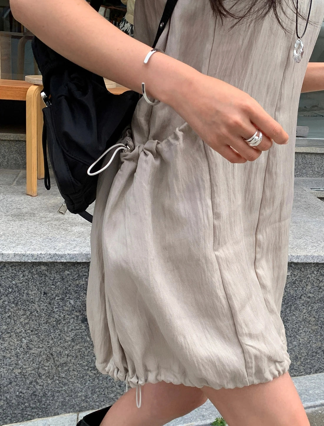 Denim Jumpsuit Set - Kids Two Piece Light Blue