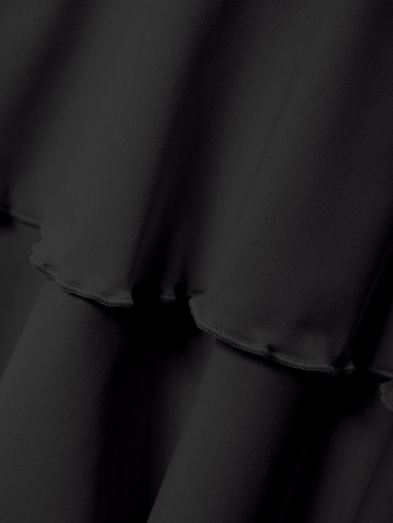 Falda Corta Mujer Cintura Elástica Color Sólido