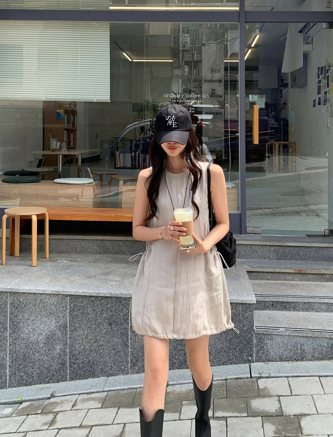 Denim Jumpsuit Set - Kids Two Piece Light Blue