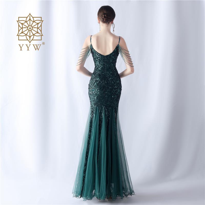 Prom Dress - Sequin Long Cocktail Luxury