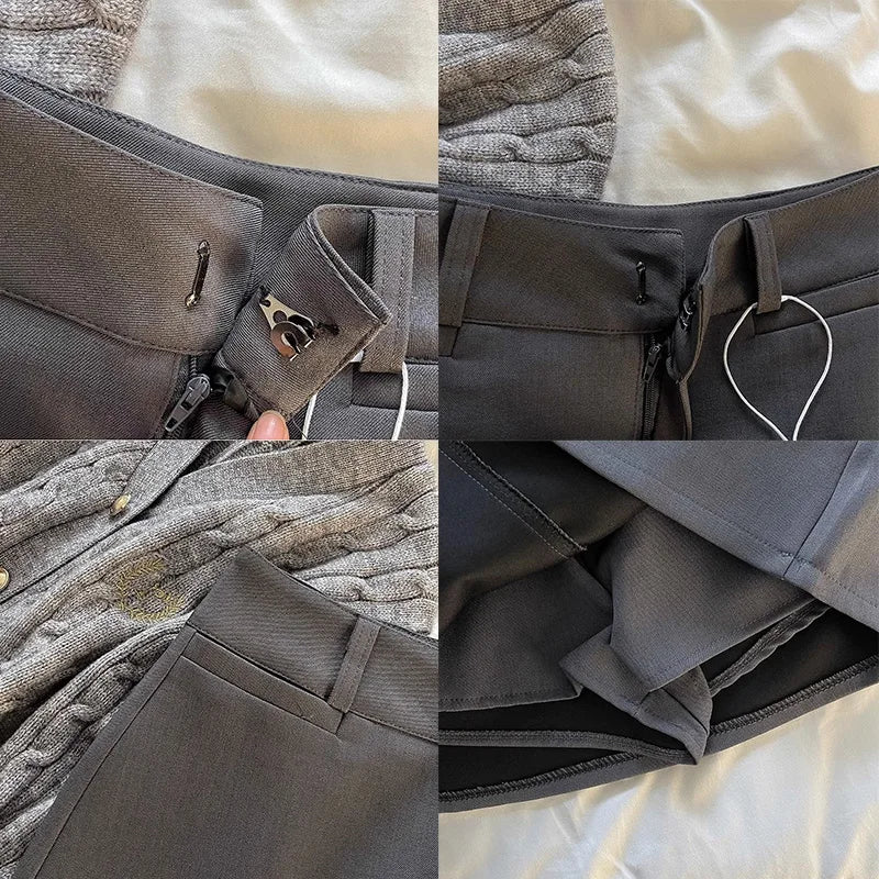 Streetwear Black Mini Skirt Women Fashion Preppy Sexy Gyaru Hip Wrap Skirts Summer Elegant Korean High Waist A Line Faldas New