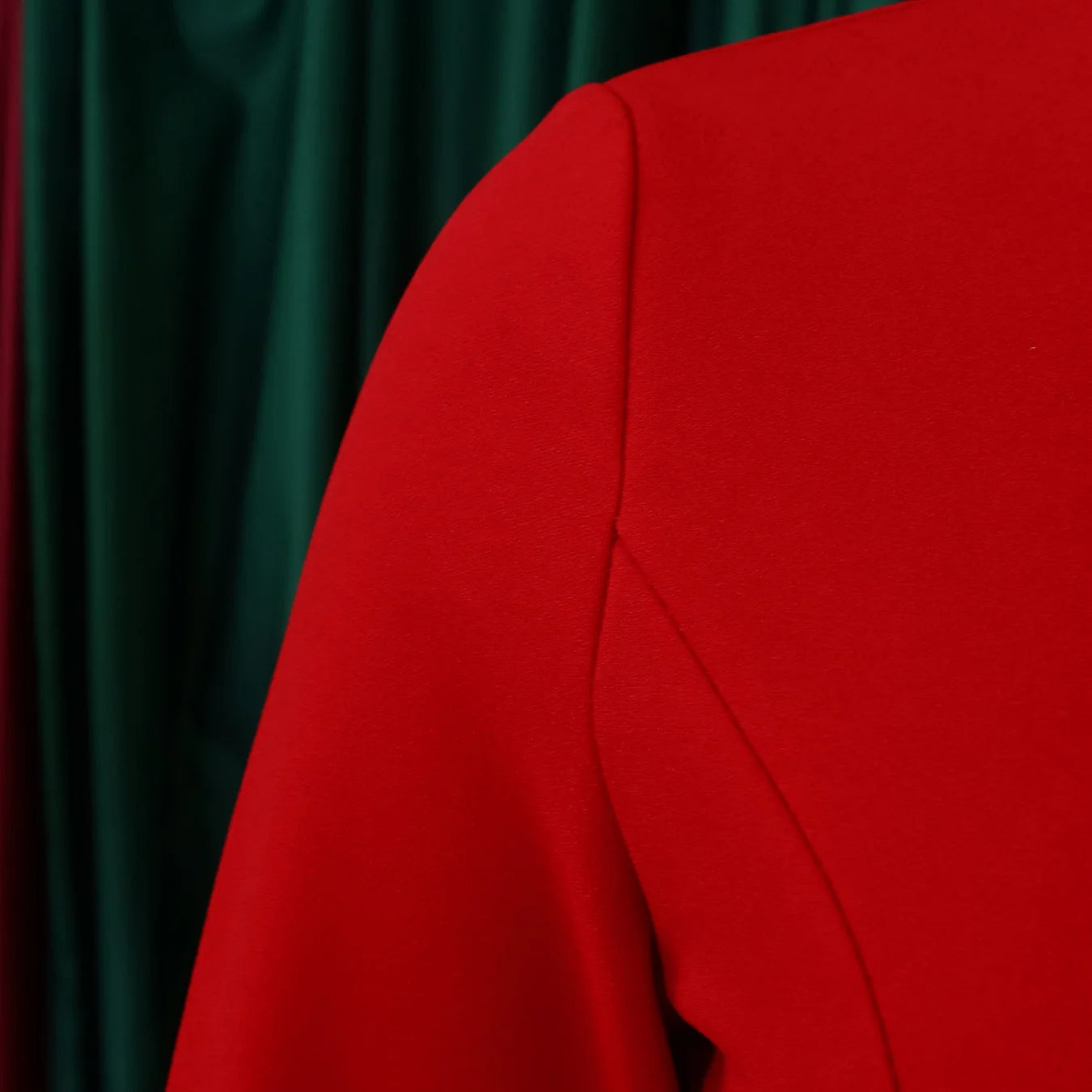 Office Dress - V Neck Belt Midi Professional 2024