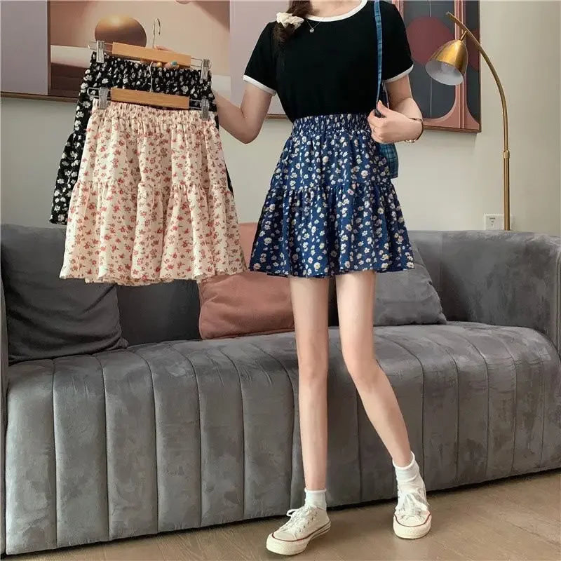 PU Leather Mini Skirt - High Waist Hip Wrap