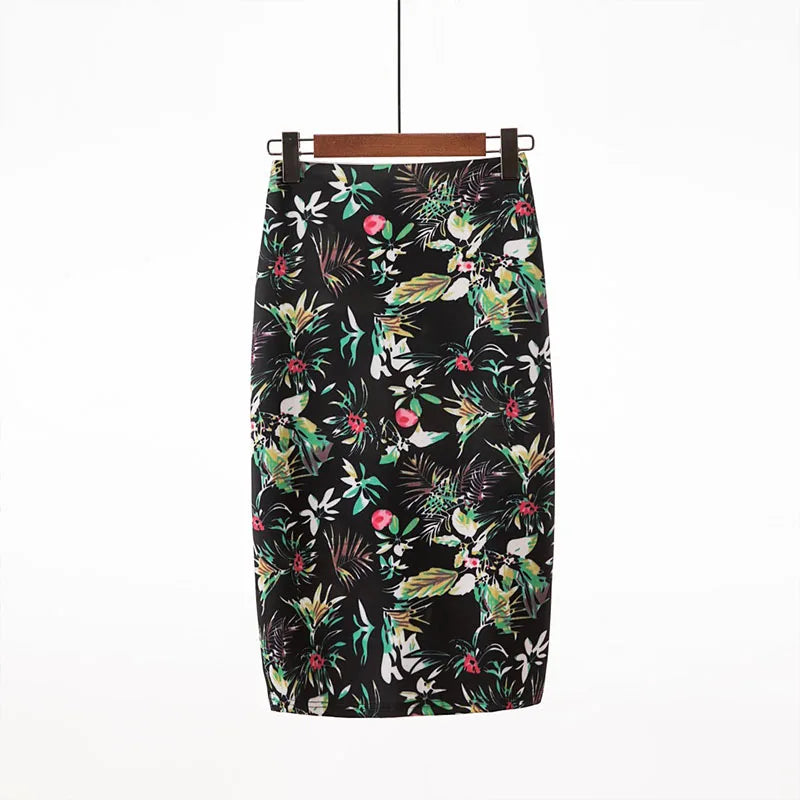 A-Line Midi Skirt - Belted Korean Workwear