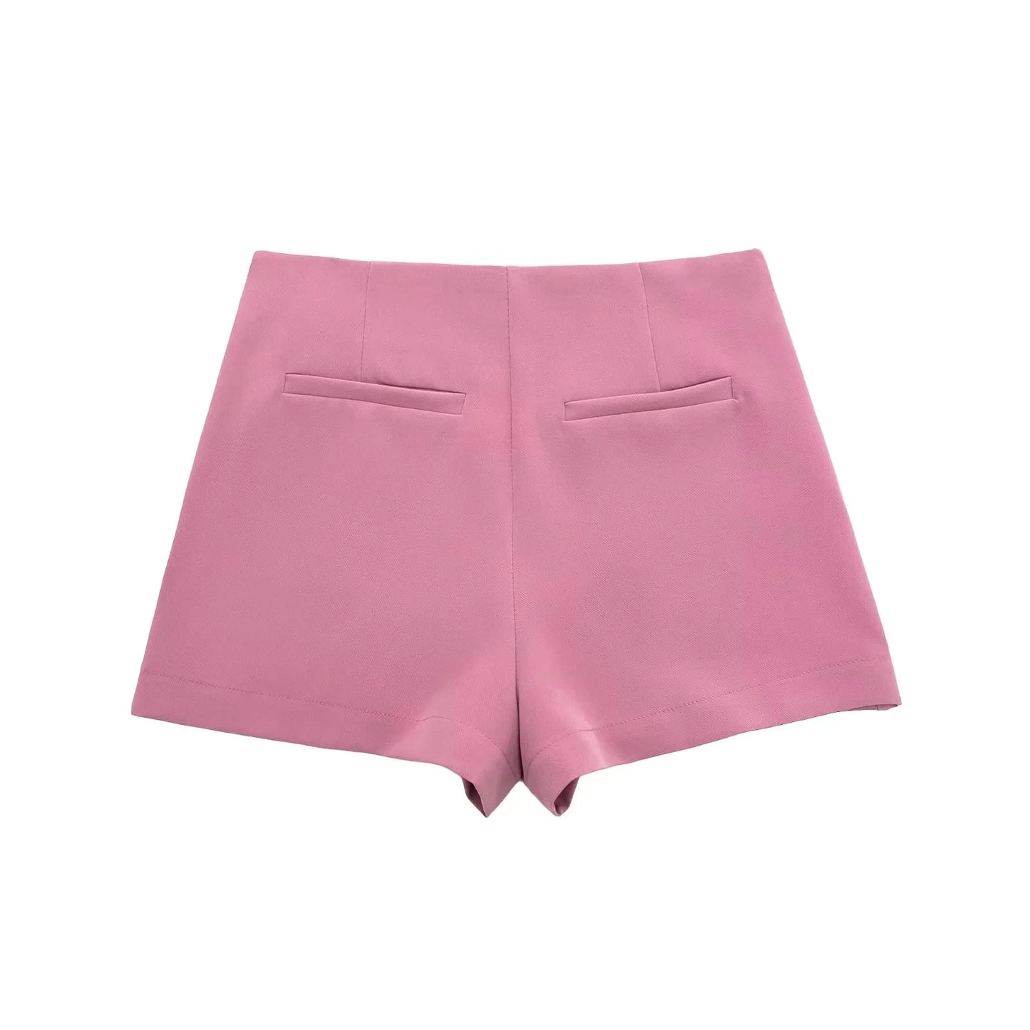 TRAF Women's Skort High Waist Brown Skirt Pants Stylish Summer Pink Black Mini Skirt Shorts Asymmetric Casual Off White Skort