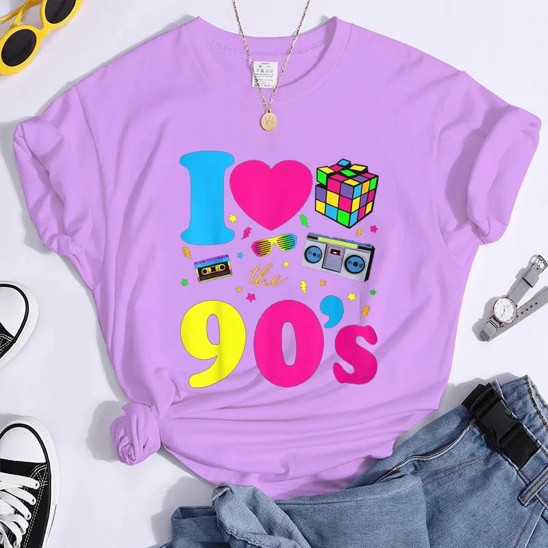 90's T-Shirt - Casual Loose Fit