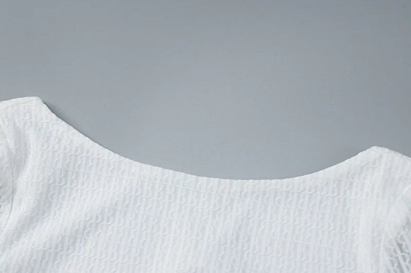 Vestido Mini Ajustado Manga Larga - Sexy Club Verano 2025