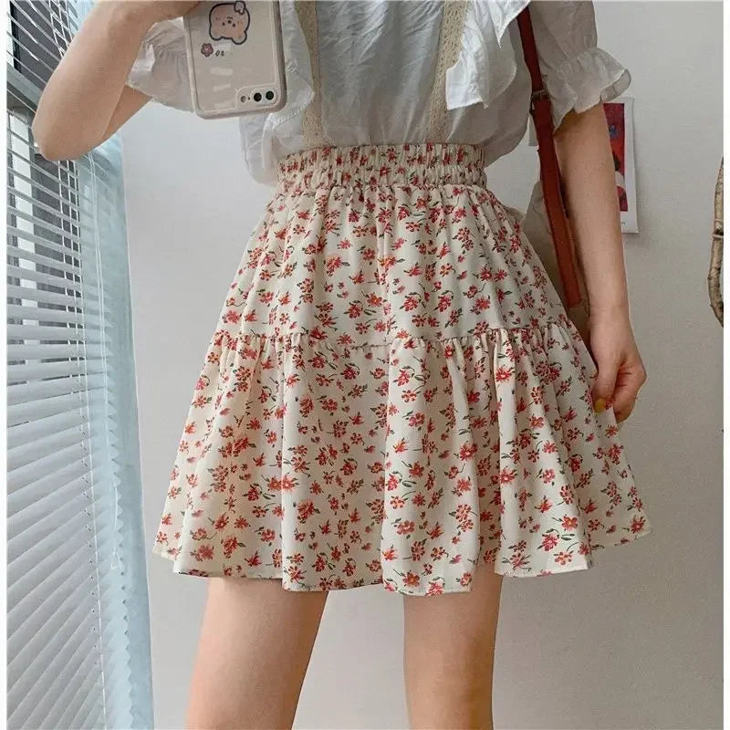 PU Leather Mini Skirt - High Waist Hip Wrap