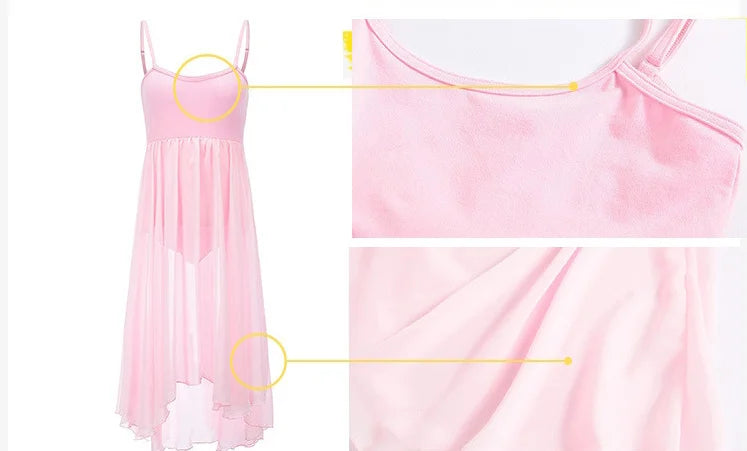 Vestido Ballet Largo Elegante Fiesta y Escenario