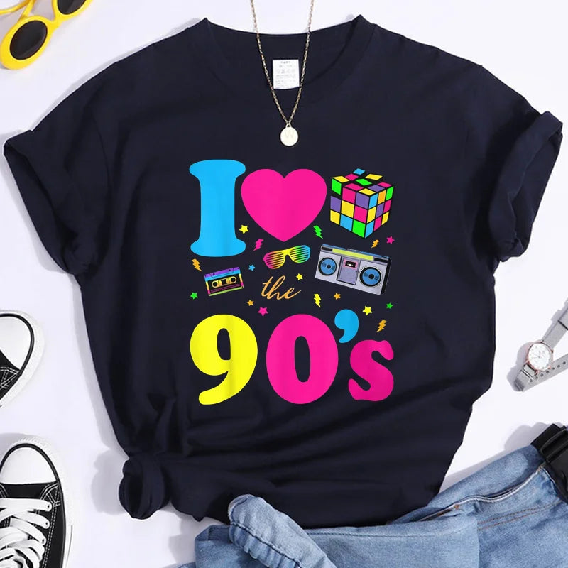 90's T-Shirt - Casual Loose Fit