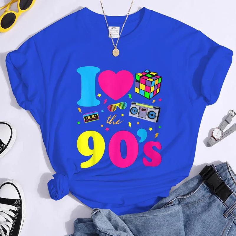 90's T-Shirt - Casual Loose Fit