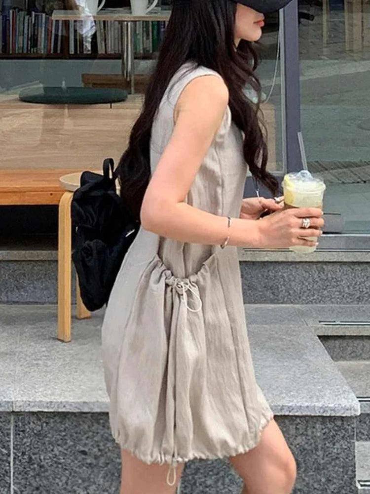 Denim Jumpsuit Set - Kids Two Piece Light Blue