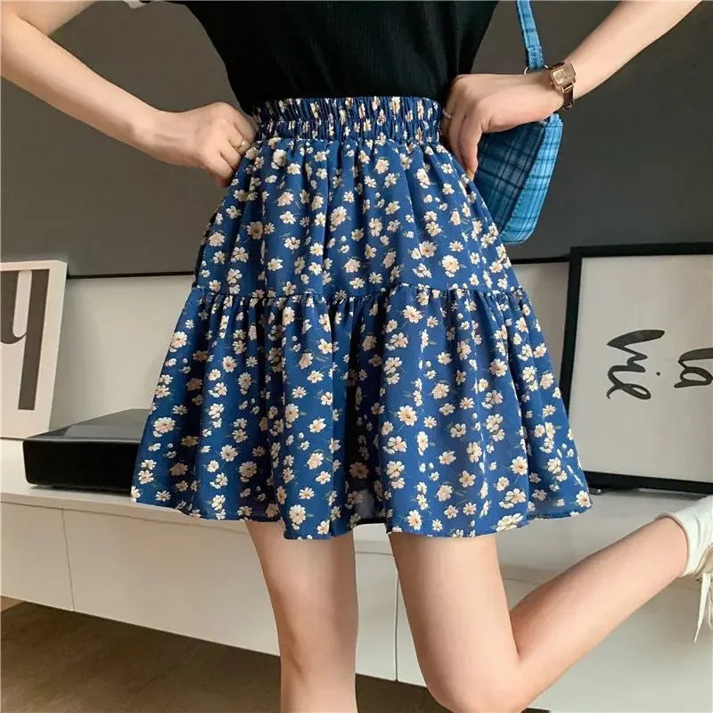 PU Leather Mini Skirt - High Waist Hip Wrap