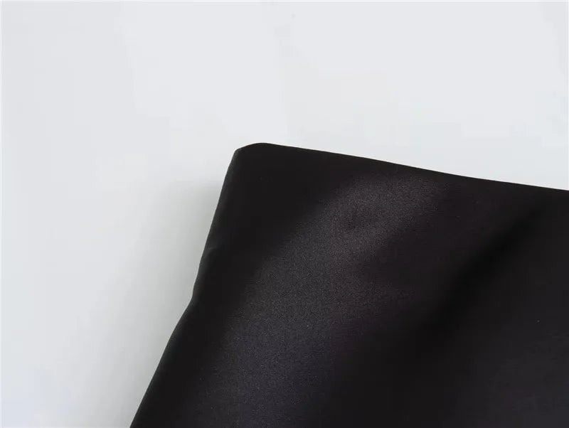 Falda Midi Satén Mujer Cintura Alta Elegante Oficina