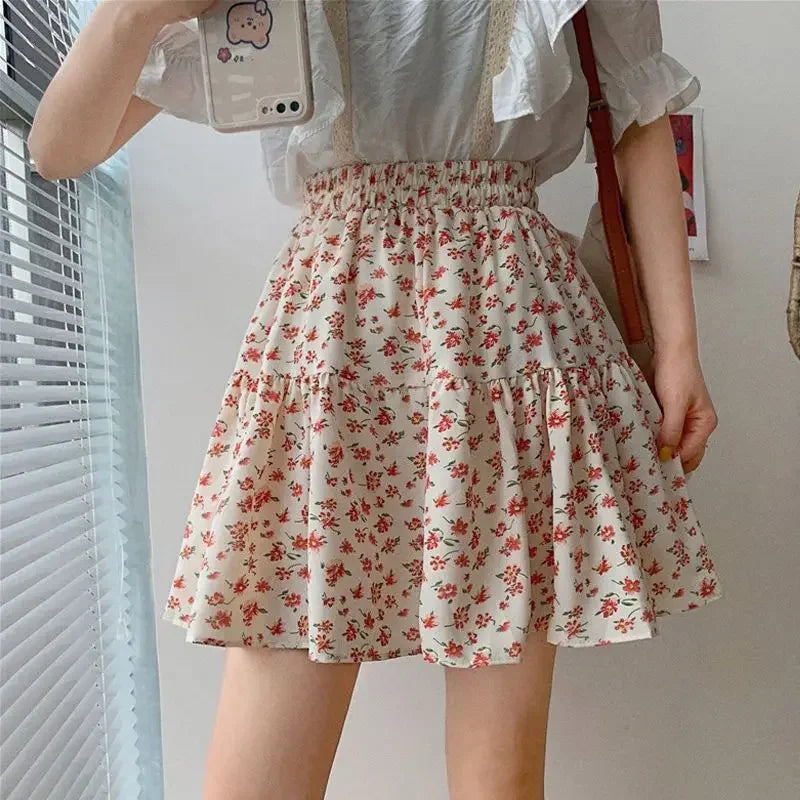 PU Leather Mini Skirt - High Waist Hip Wrap