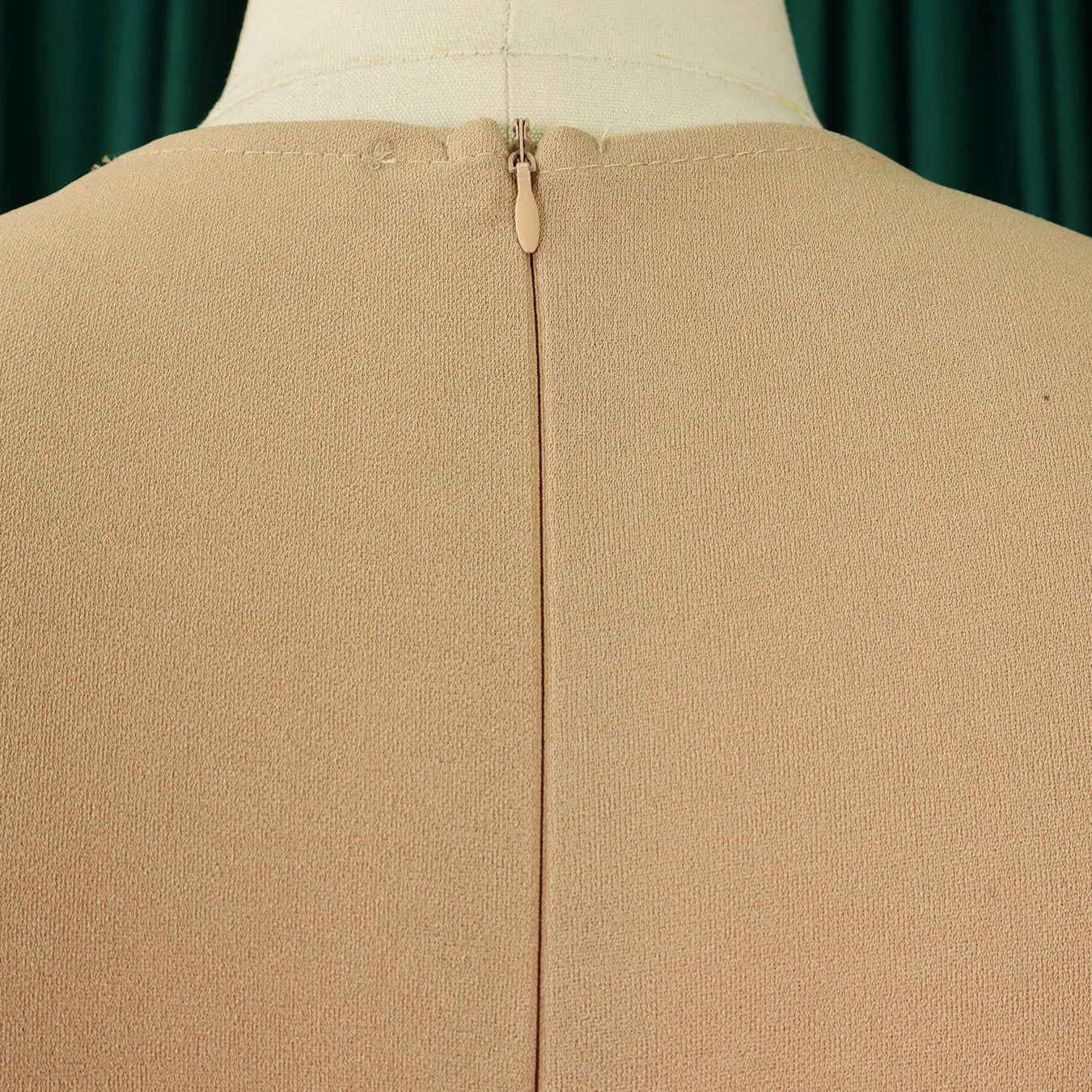 Office Dress - V Neck Belt Midi Professional 2024