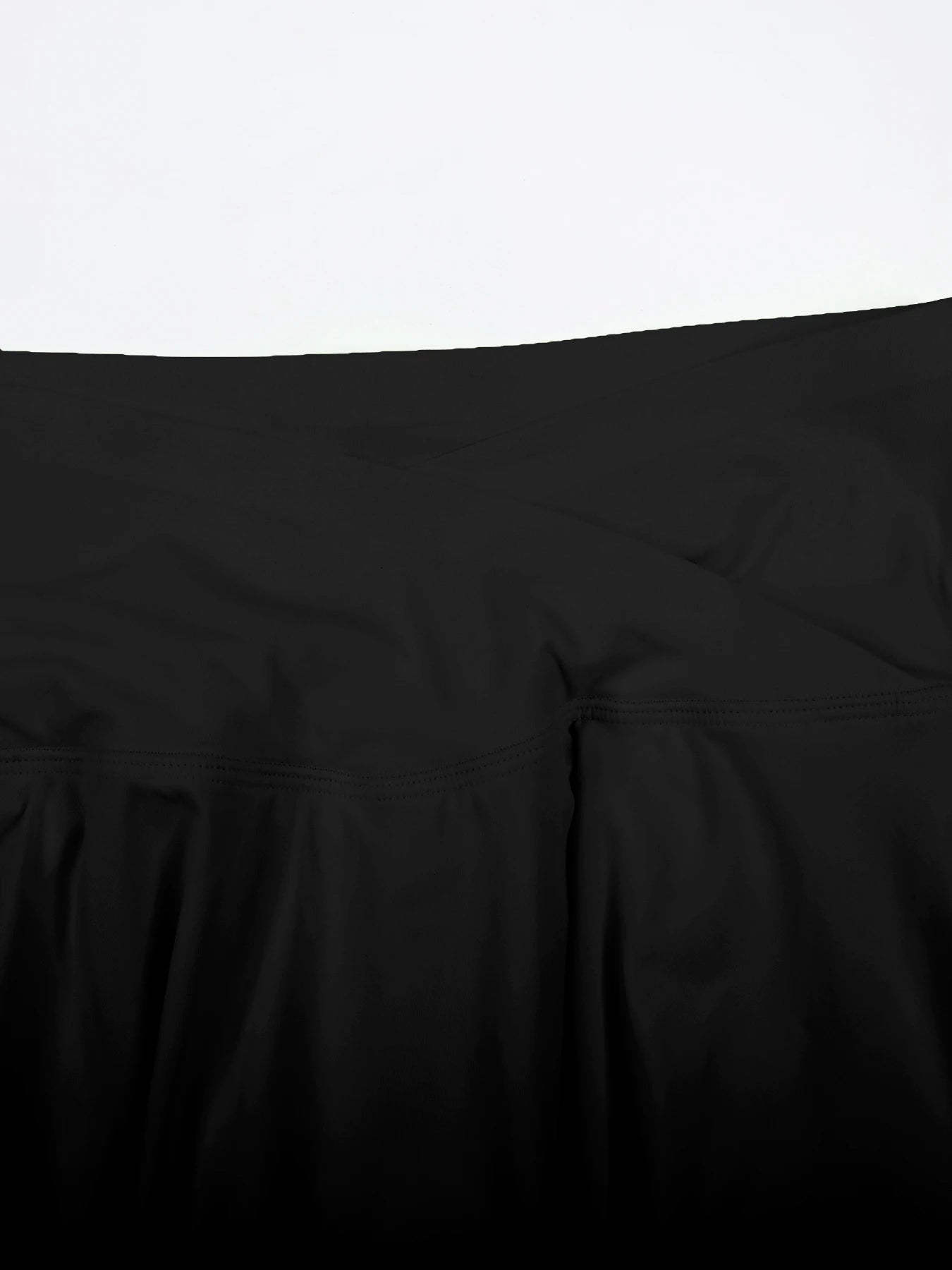 Womens Tennis Skirt with Pockets Crossover High Waisted Athletic Golf Skorts Running Workout Skirts 2 in 1 Fashion Streetwear