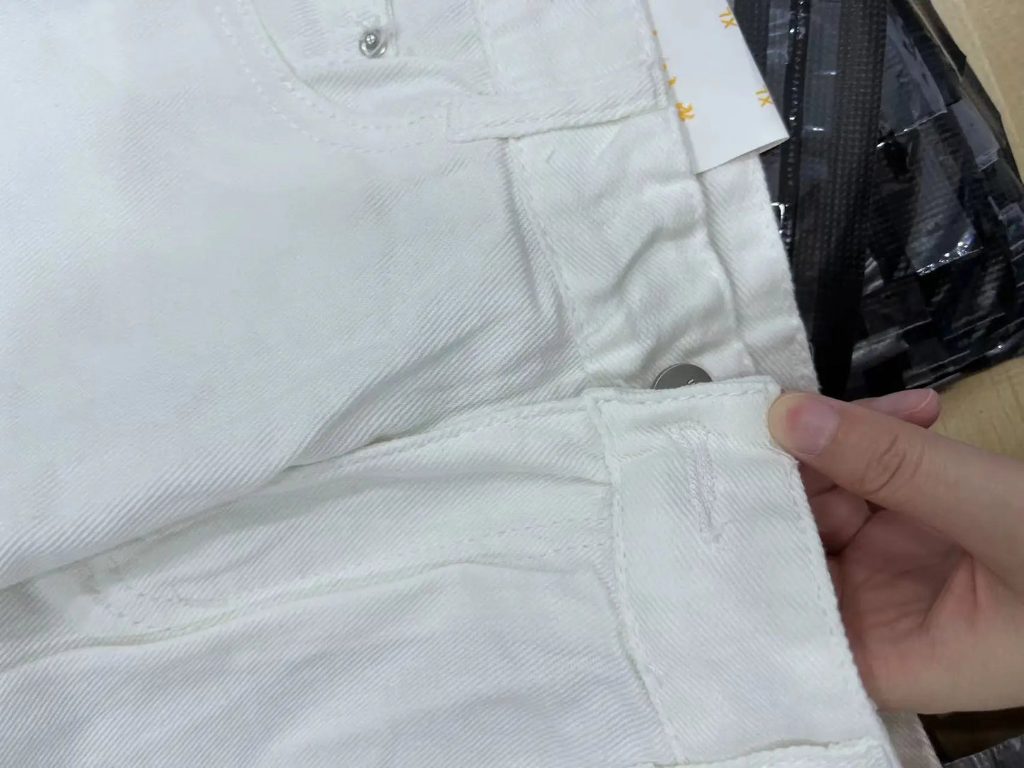 Ripped Denim Shorts - High Waist Y2k