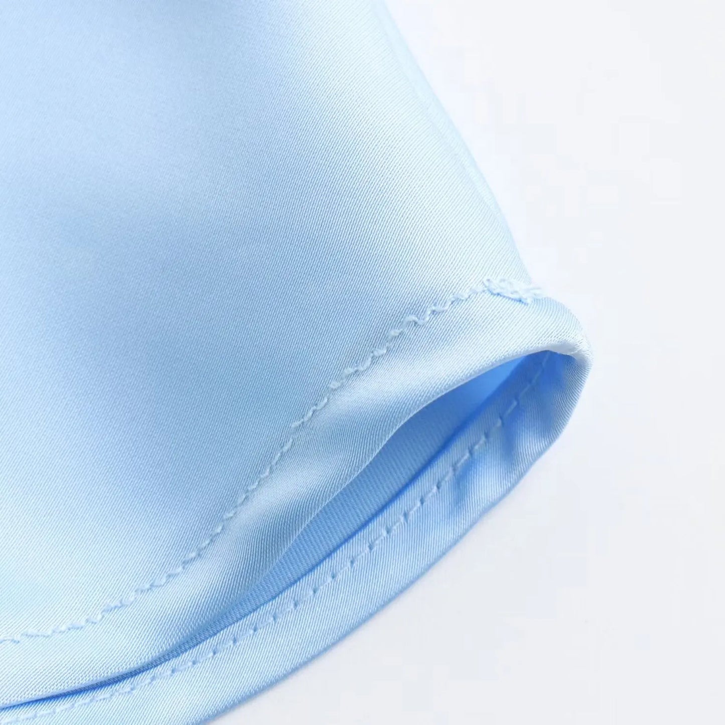 Satin Midi Skirt - High Waist