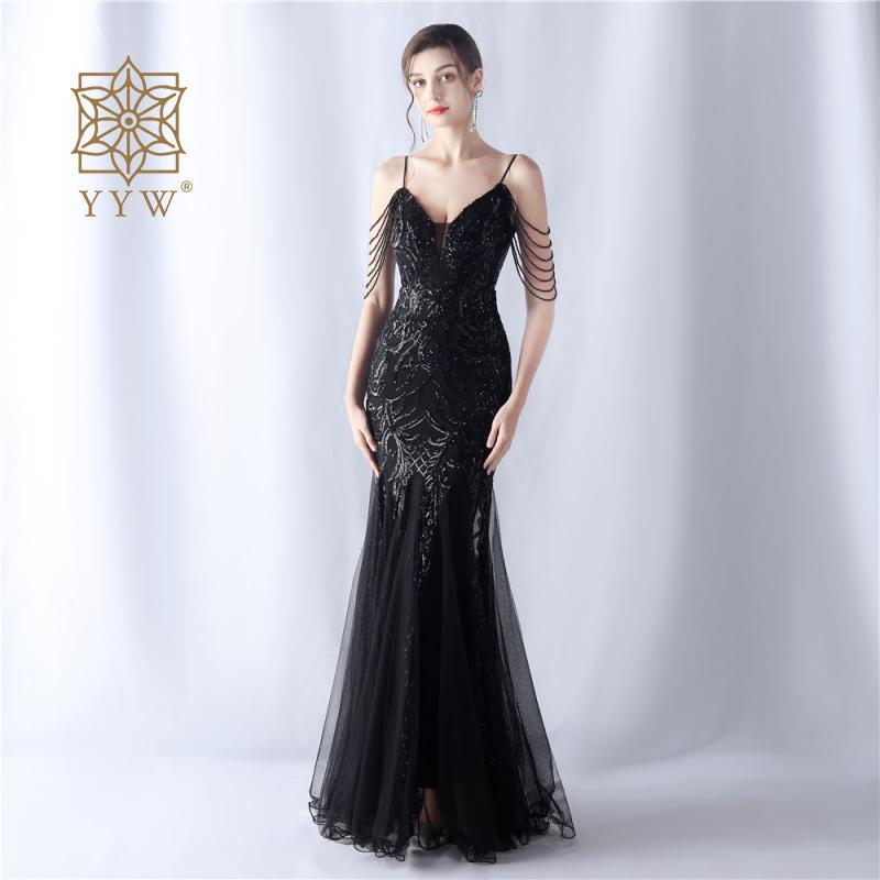 Prom Dress - Sequin Long Cocktail Luxury