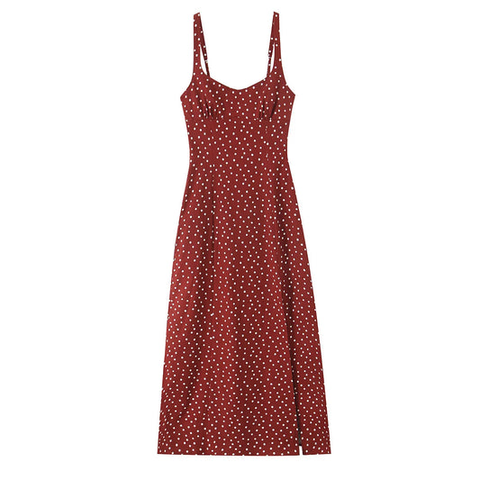 Polka Dot Dress - Slim Fit Temperament