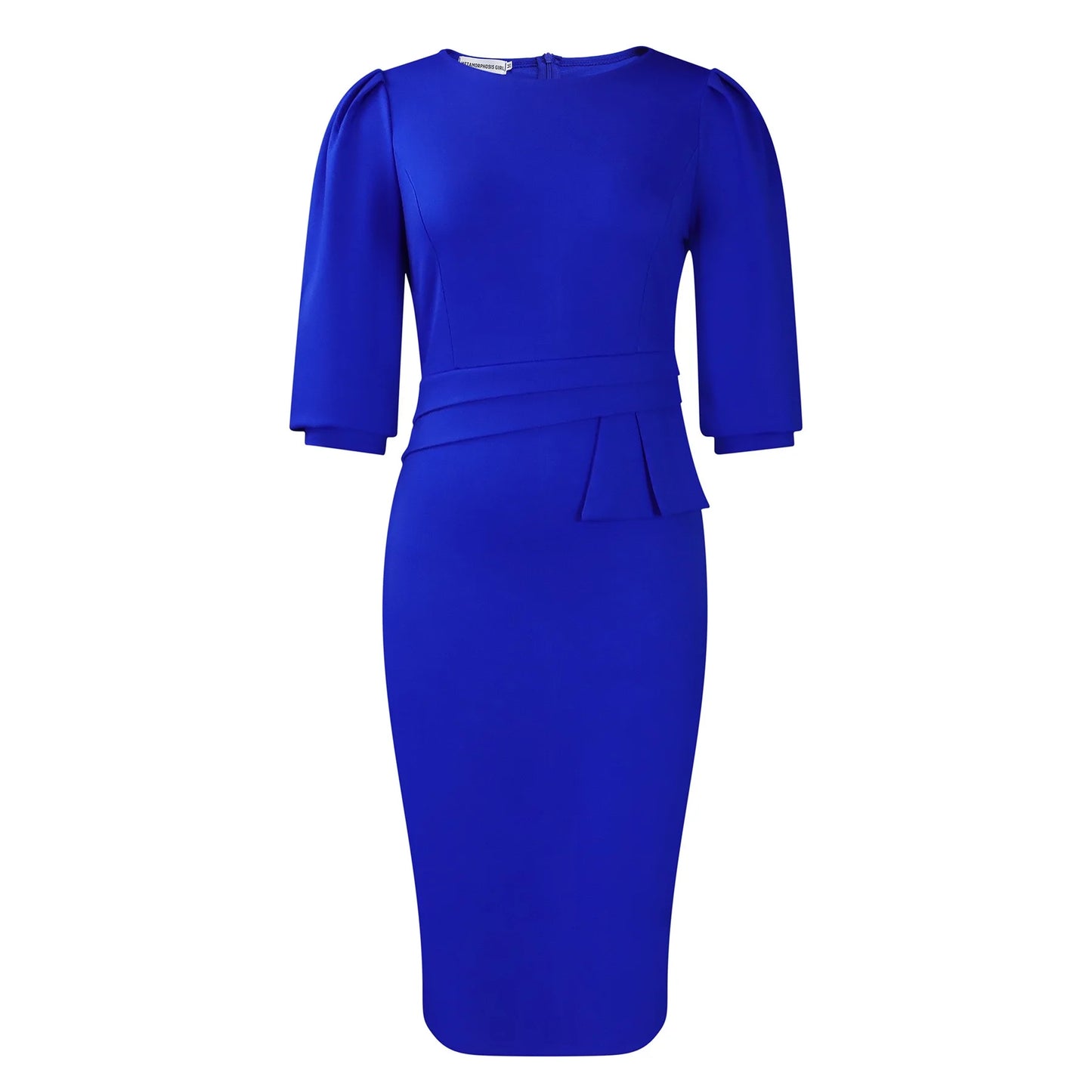 Office Dress - Sheath Half Sleeve Business