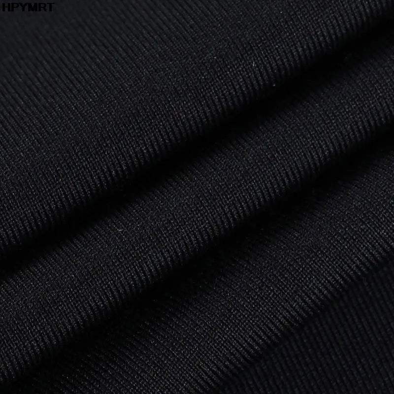 Black Bandage Dress - Sleeveless Party Backless