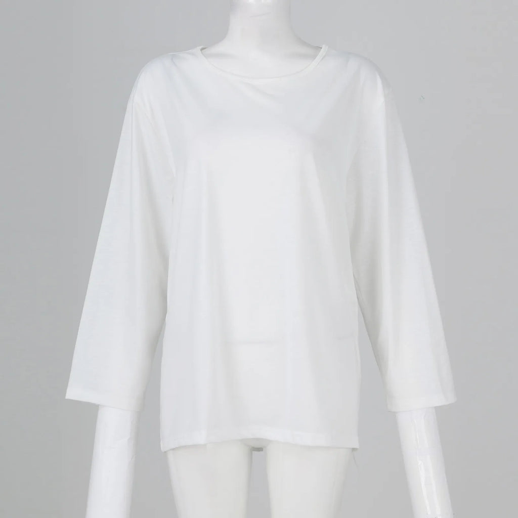 Blusa Estampada Animal Manga Tres Cuartos Cuello Redondo