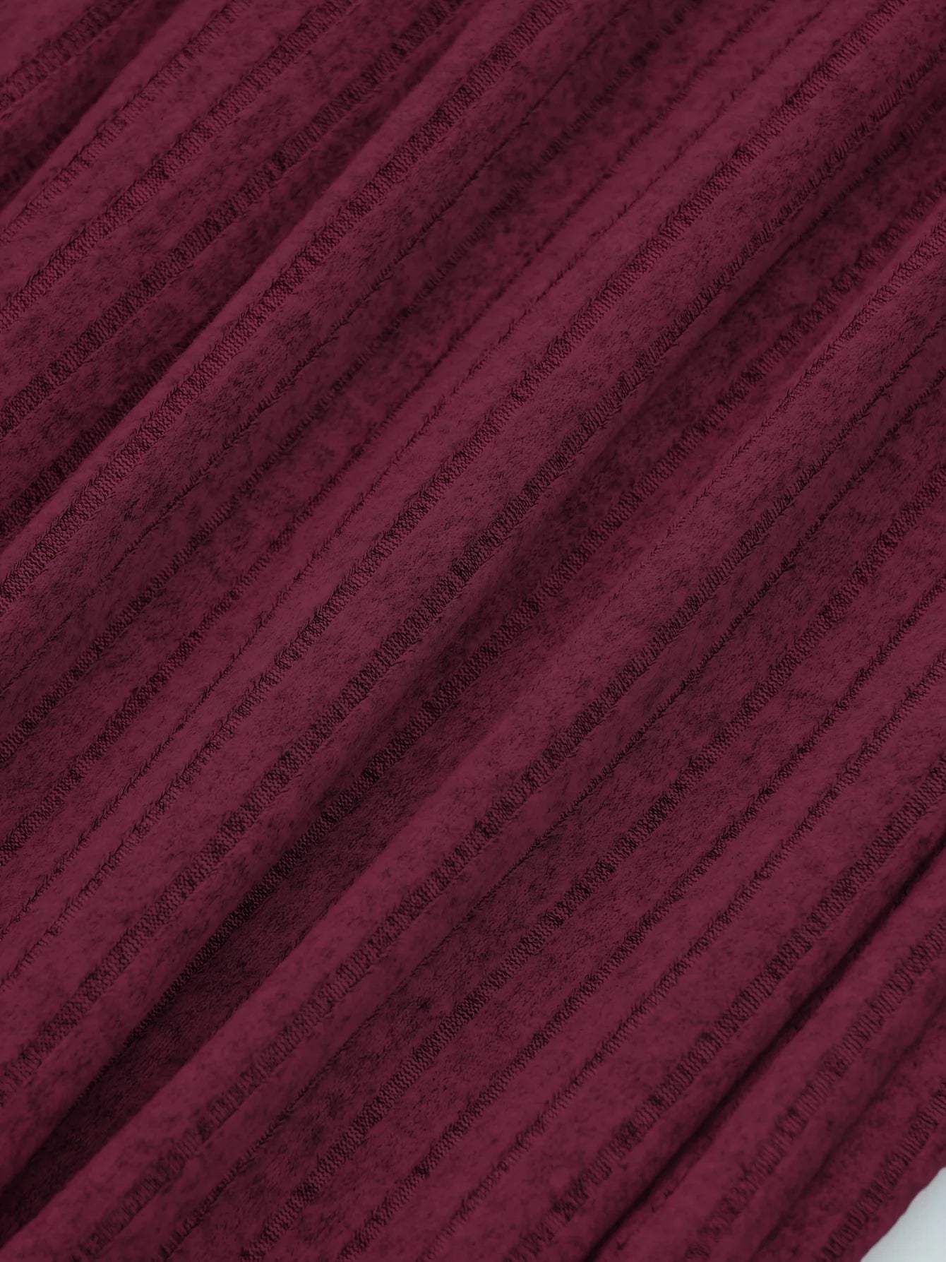 Falda Midi Casual Mujer Cintura Elástica