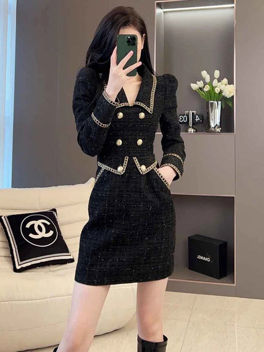 Black Dress - French Hepburn Autumn Winter