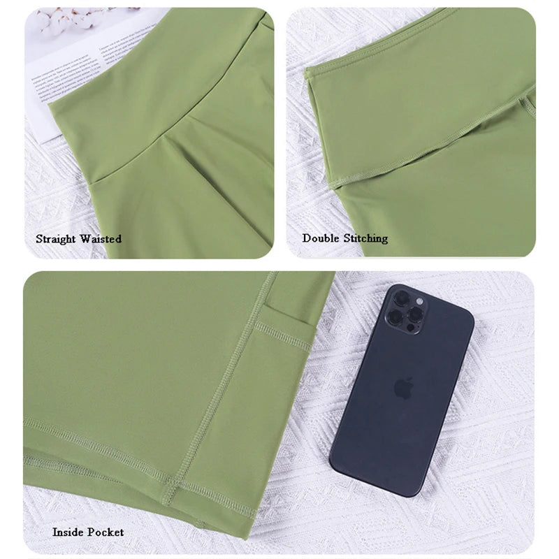 Women Tennis Skirt Women Fitness Sports Skirt With Built-In Shorts Yoga Fitness High Elastic Girl Sweatpants Skirts Golf Skorts