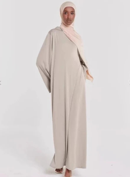 Vestido Largo Abaya Mujer Estilo Árabe Kaftan Holgado