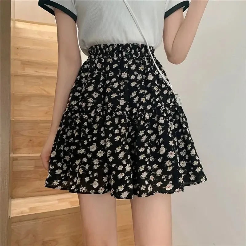 PU Leather Mini Skirt - High Waist Hip Wrap