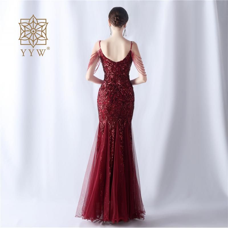 Prom Dress - Sequin Long Cocktail Luxury